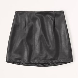 Vegan Leather Mini Skort